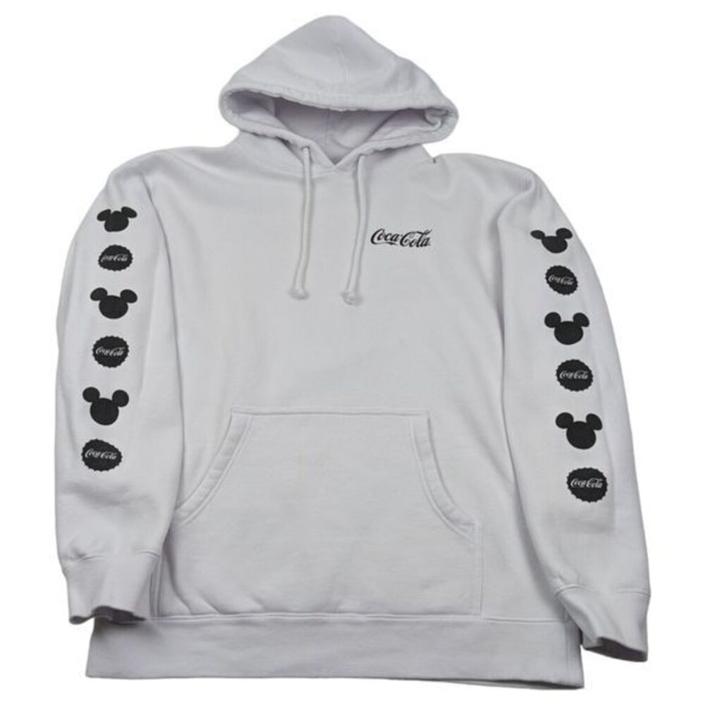 Walt Disney World‎ Resort Coca-Cola Hoodie White Mickey Mouse Pullover - Picture 3 of 12